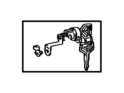 Toyota 69055-32190 Cylinder & Key Set