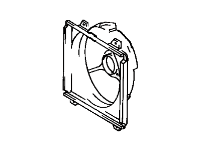 Toyota 16711-74110 Shroud Sub-Assy, Fan