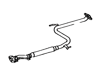 Toyota 17420-74200 Center Exhaust Pipe Assembly