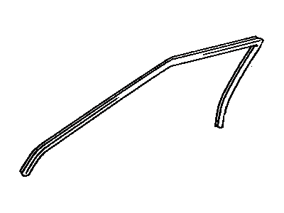 Toyota 62311-32030-03 Weatherstrip, Front Door Opening Trim, RH