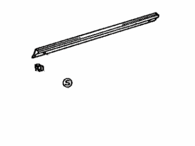 Toyota 75850-39075 MOULDING Assembly, Rocker