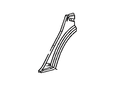 Toyota 62551-32020-02 Garnish, Rear Seat Side, RH