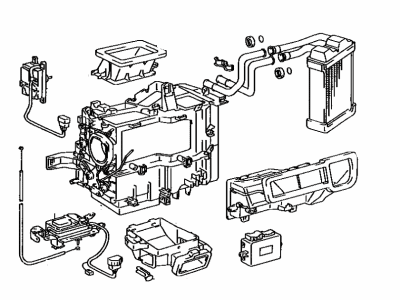 Lexus 87150-32132 Radiator Assy, Heater