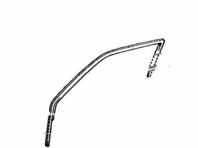 Toyota 68141-32071 Run, Front Door Glass