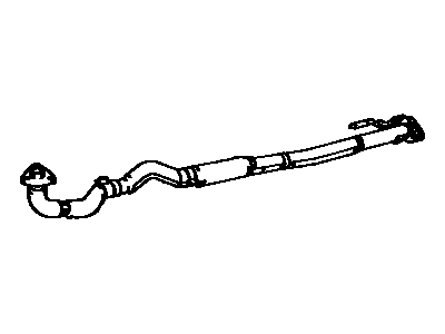 Toyota 17410-74303 Front Exhaust Pipe Assembly