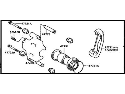 Toyota 47730-32100 Caliper