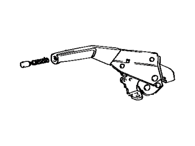 Toyota 46201-32081-02 Lever Sub-Assy, Parking Brake