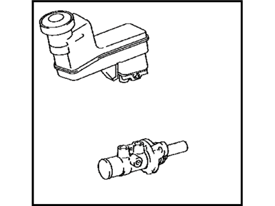 Toyota 47201-0T020 Brake Master Cylinder Sub-Assembly