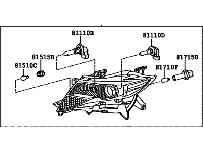 Toyota 81150-0T010 Composite Assembly