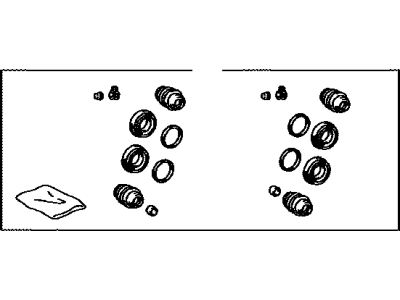 Toyota 04478-0T011 Cylinder Kit, Front Dis