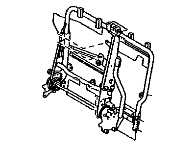 Toyota 71017-0T010 Seat Back Frame
