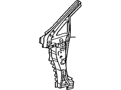 Toyota 61109-0T010 Hinge Pillar Reinforcement