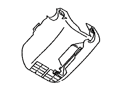 Toyota 45287-0T010-C0 Lower Column Cover