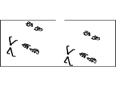Toyota 04947-0T010 Fitting Kit, Disc Bra