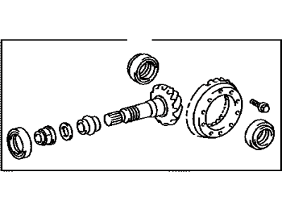 Toyota 41201-49165 Ring & Pinion