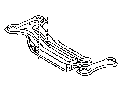 Toyota 51206-06102 Member Sub-Assembly, Rear