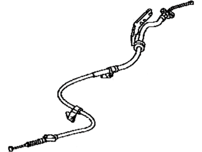 Toyota 46420-0T010 Rear Cable