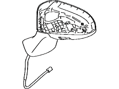 Toyota 87906-0T020-A0 Mirror Housing
