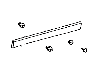 Toyota 75072-0T900 Lower Molding