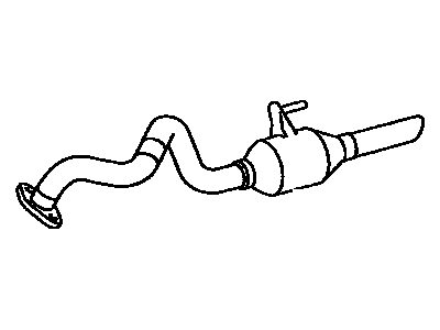 Toyota 17430-31410 Muffler & Tail Pipe