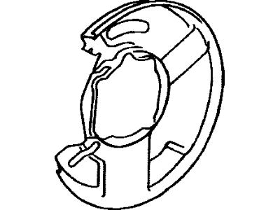 Toyota 47782-28080 Disc Brake Dust Cover Front Left