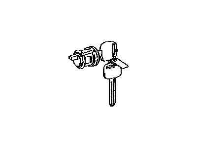 Toyota 69056-60160 Lock Cylinder