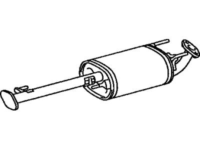Toyota 17420-50220 Muffler & Pipe