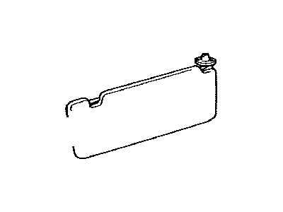 Toyota 74320-60B00-B0 Visor Assembly, Left