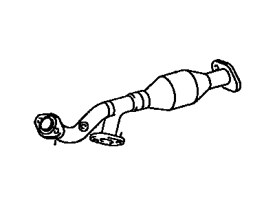 Toyota 17410-31450 Converter & Pipe