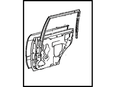 Toyota 67004-60090 Panel Sub-Assy, Rear Door, LH