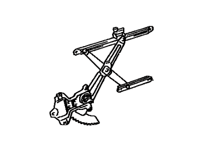 Lexus 69801-60010 Regulator Sub-Assy, Front Door Window, RH
