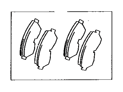 Toyota 04465-60020 Front Pads