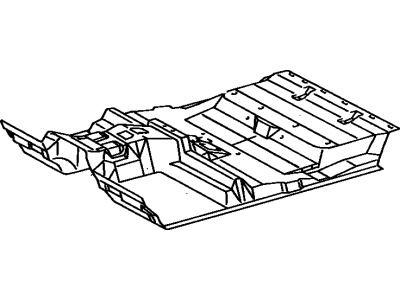 Toyota 58510-60350-06 Carpet Assy, Front Floor, Front