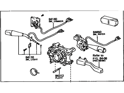 Toyota 84310-6A200 Switch Assy, Turn Signal