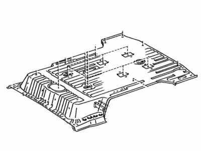 Toyota 58311-60250 Floor Pan