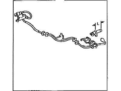 Toyota 04895-60020 Speed Sensor Kit, Abs