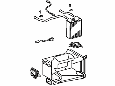 Toyota 87150-60200 Radiator Assembly, HEATE