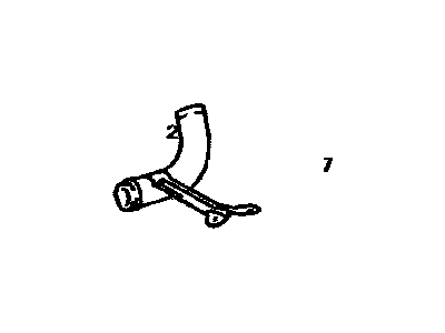 Toyota 16577-61150 Lower Hose Connector