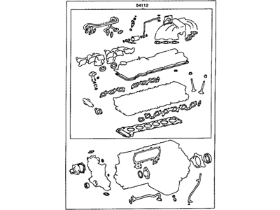 Toyota 04111-61091 Gasket Kit, Engine Overhaul