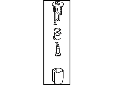 Toyota 77020-35170 Fuel Suction Tube Assembly W/Pump & Gage