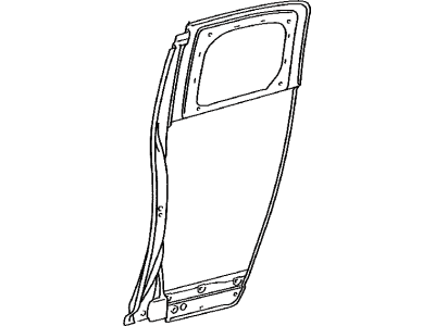 Toyota 67113-42110 Panel, Rear Door, Outs