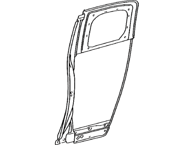 Toyota 67113-35060 Panel, Rear Door, Outer RH