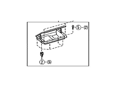 Toyota 55042-35010-B0 Storage Compart