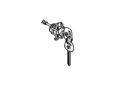 Toyota 69052-35170 Cylinder & Keys