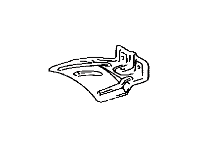 Toyota 46439-35060 Insulator, Parking Brake Cable Heat