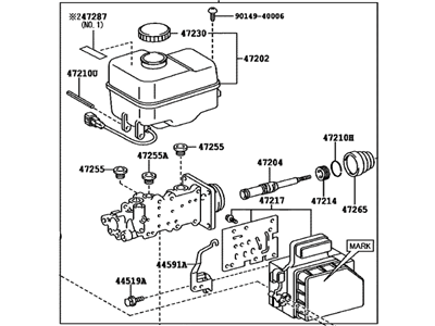 Toyota 47025-35232 Master Cylinder