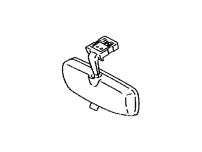 Toyota 87810-04080 Mirror Inside