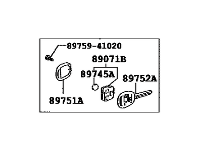 Toyota 89070-35140 Transmitter