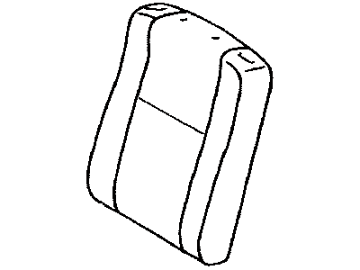 Toyota 71078-AA310-A1 Rear Seat Back Cover, Left (For Separate Type)