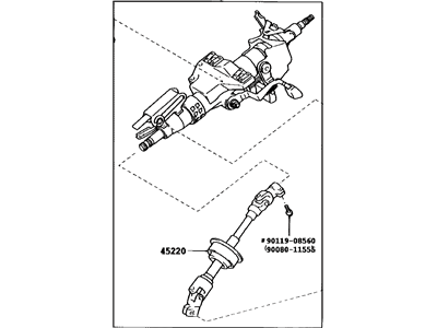 Toyota 45250-06560 Column Assy, Steering